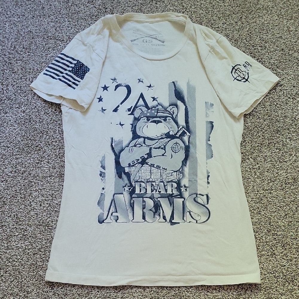 Grunt Style Graphic Tee with 2A Bear Arms Design